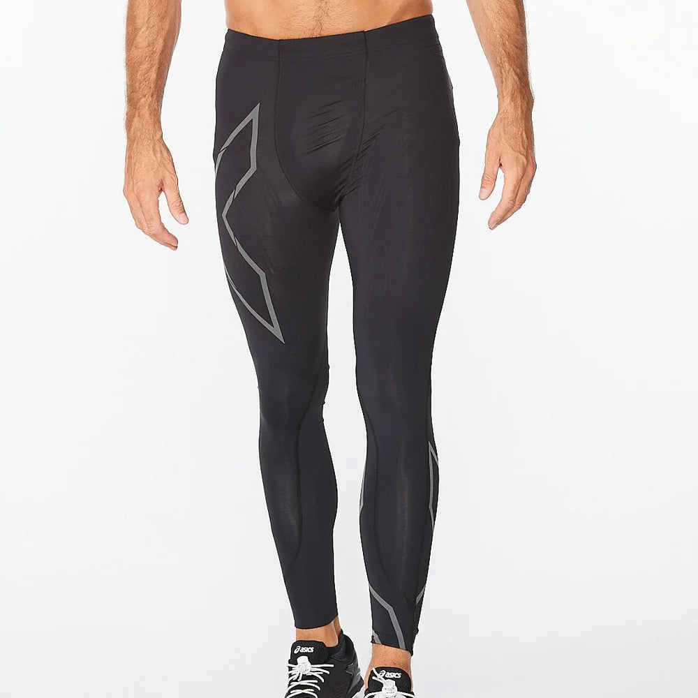 2XU Light Speed Compression Tights Black Black Reflective