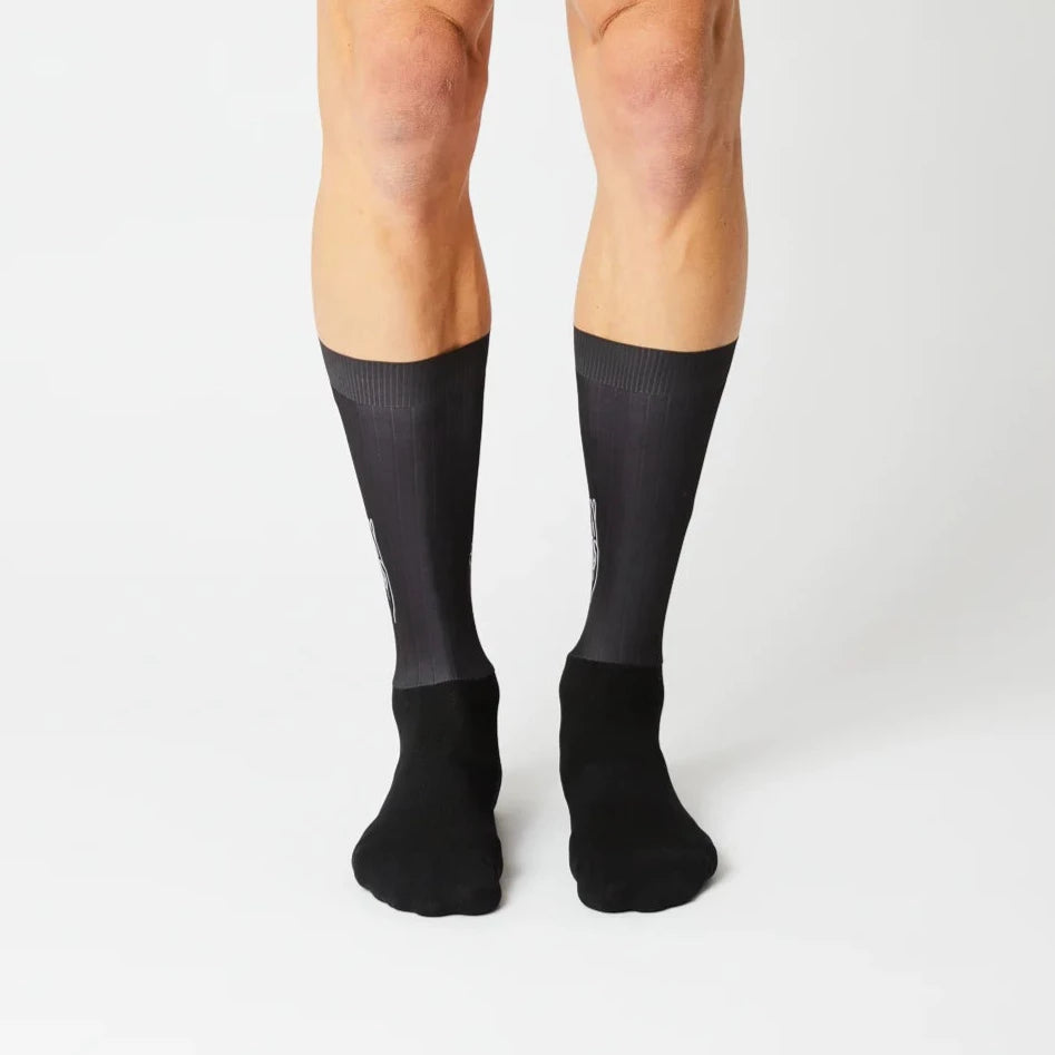 Fingerscrossed Aero Socks - Logo Black