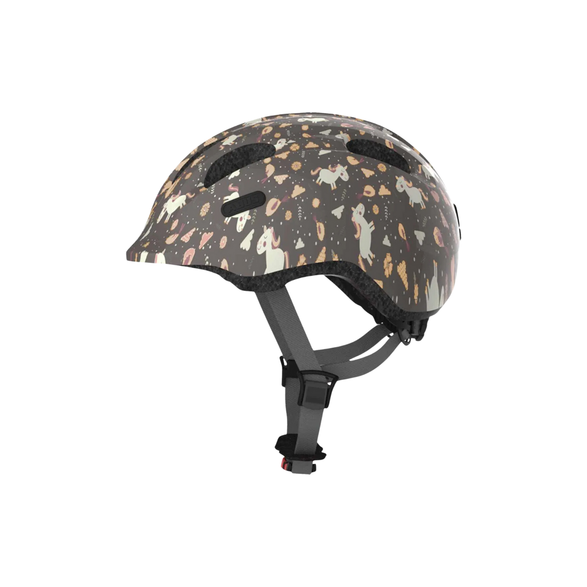 Abus Smiley 2.0 Kids Helmet Grey Horse CCACHE