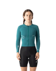 Attaquer OrbKnit™️ Womens Race Jersey Long Sleeve - Emerald
