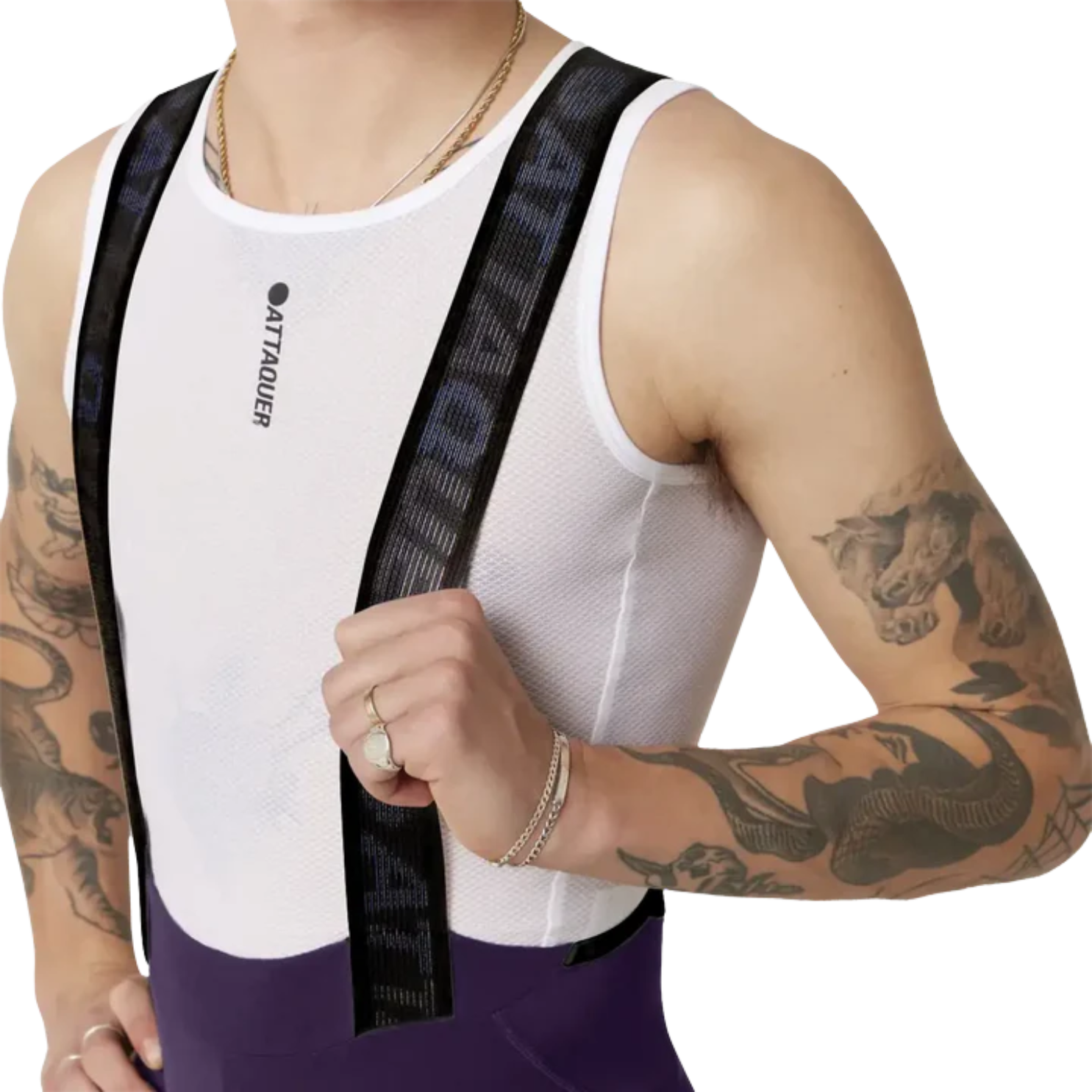 Attaquer Race Bib Short -  Purple