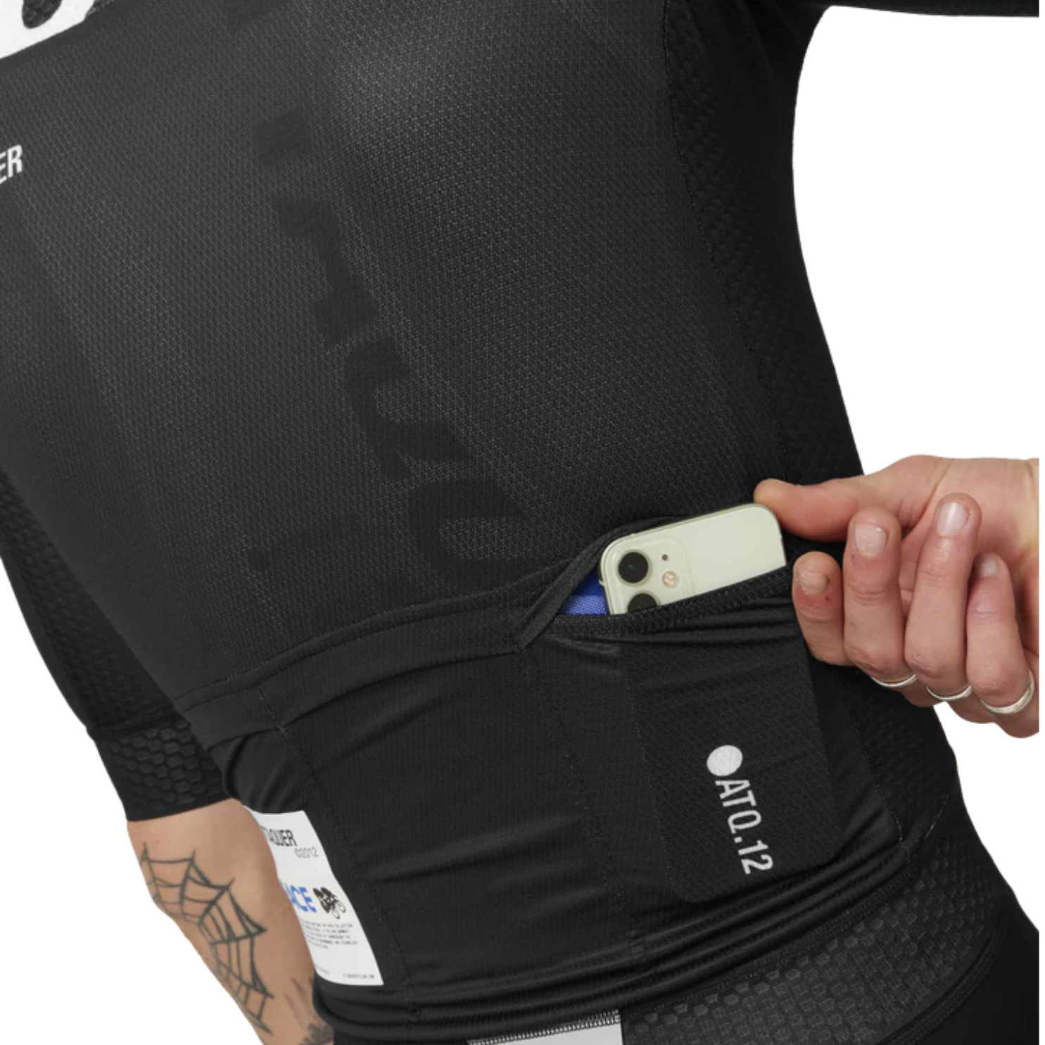 Attaquer Race Jersey -  Black