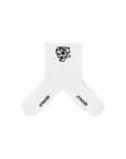 Attaquer Skull Logo Socks - White