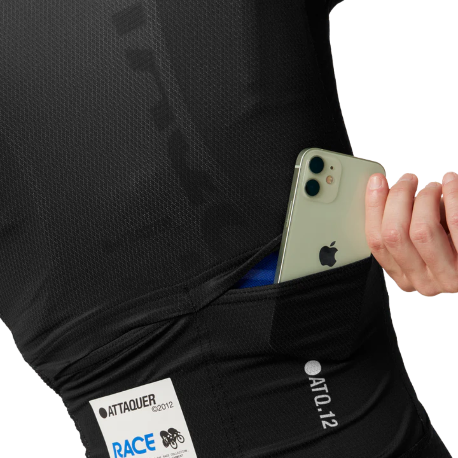 Attaquer Womens Race Jersey -  Black