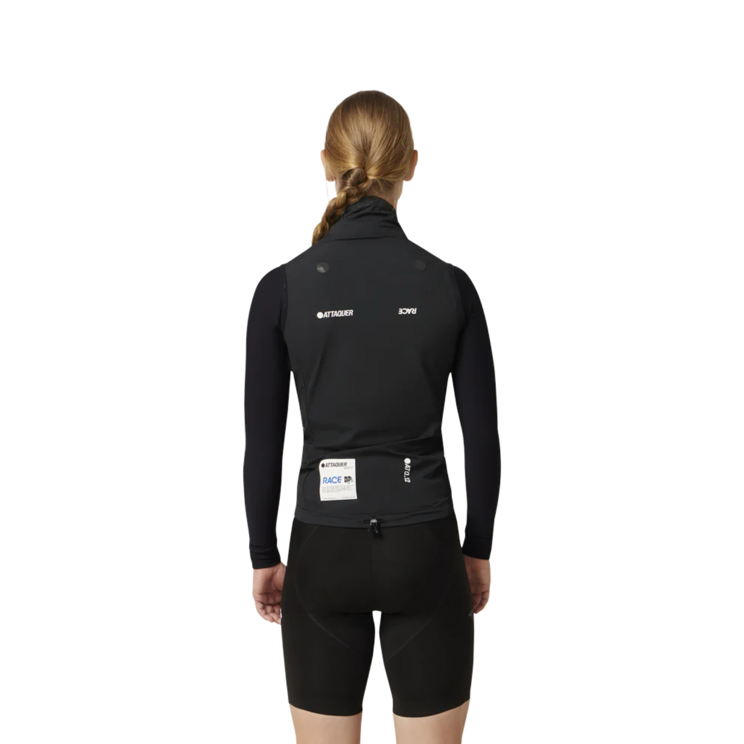 Attaquer Womens Race Rain Gilet - Black