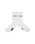 Attaquer All Day Sock Side Logo - White