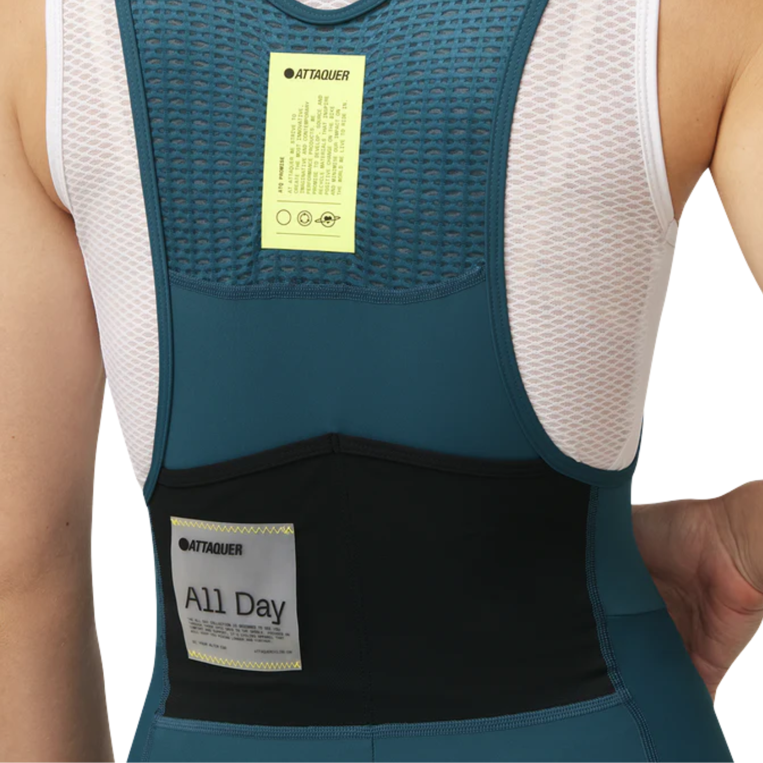 Attaquer Womens Cargo Bib Short - Topaz