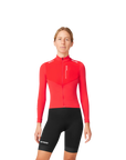 Attaquer Womens Race Longsleeve Jersey - Red