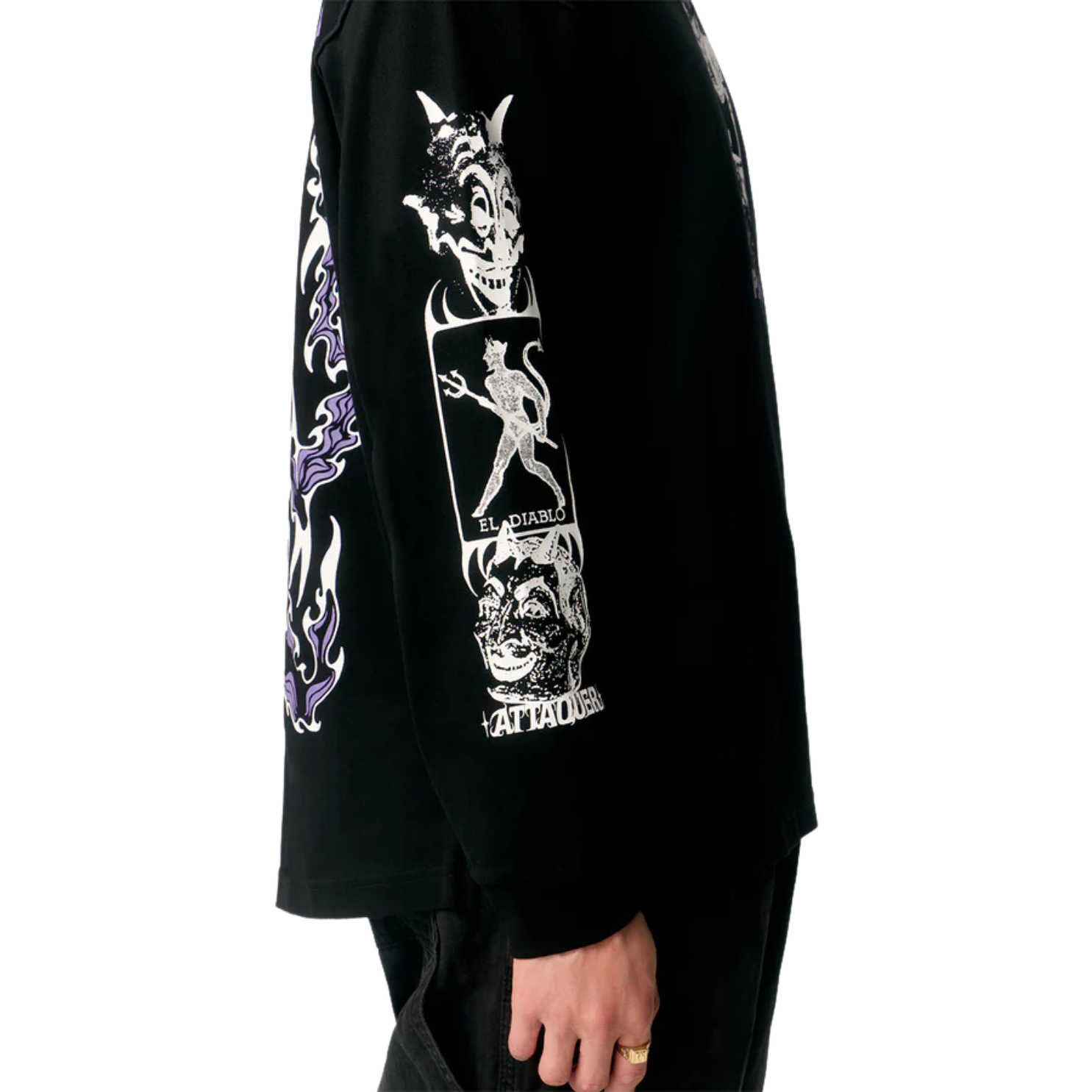 Attaquer x Jump Rope Long Sleeve T-Shirt - Pain