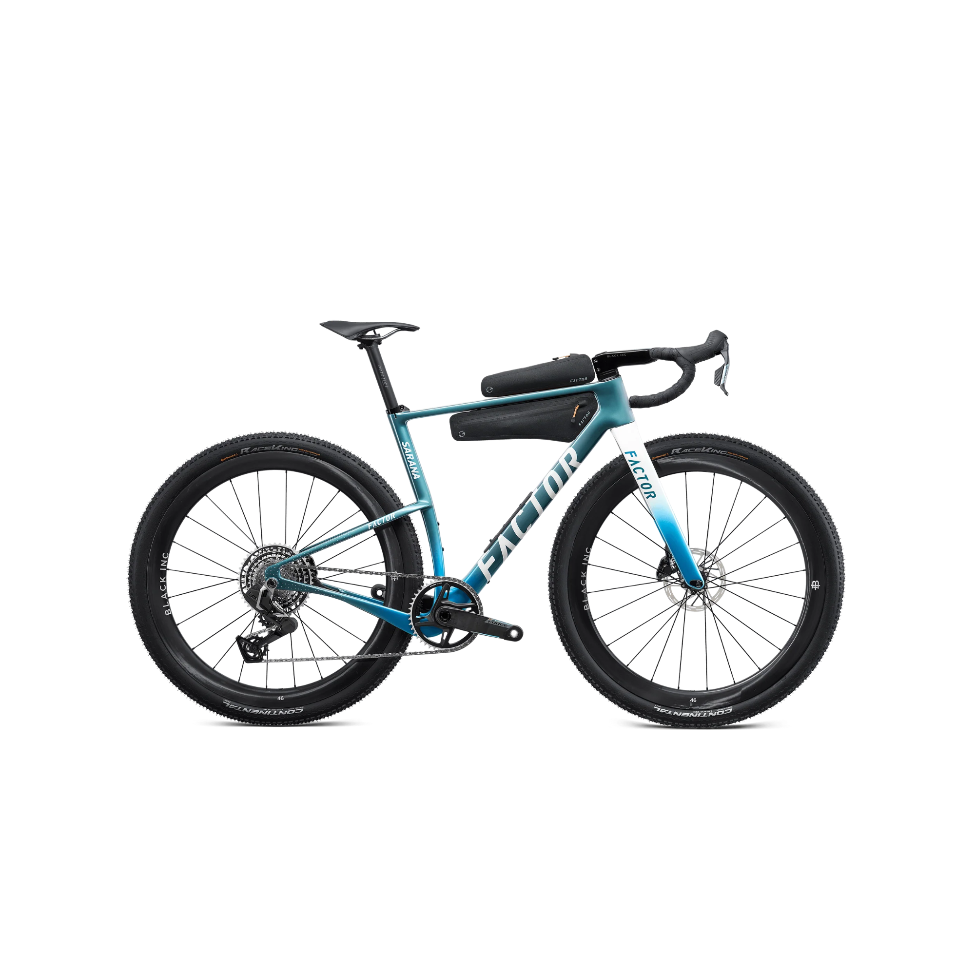 Factor Sarana Complete - SRAM Force XPLR +PM - Cyan Blue – CCACHE