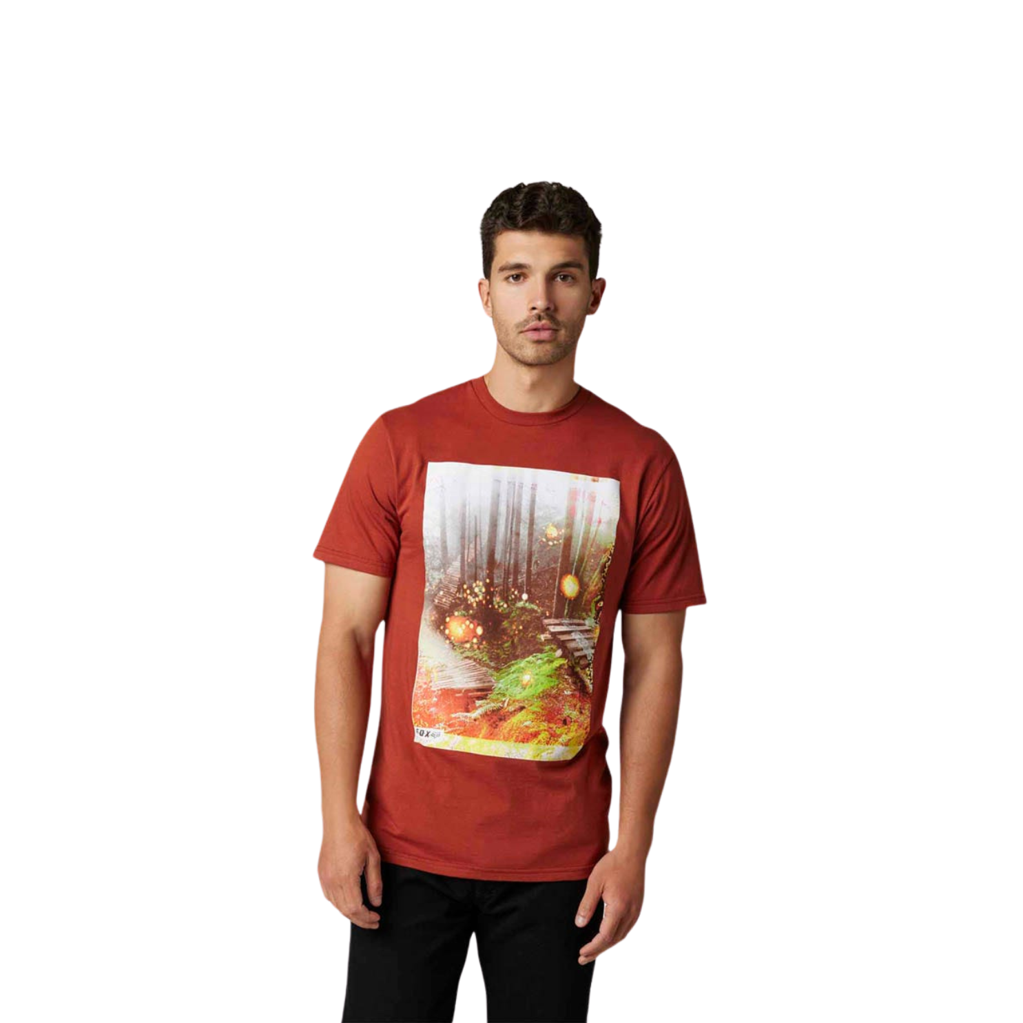 Fox Dilineation Premium Ss Mens T-Shirt