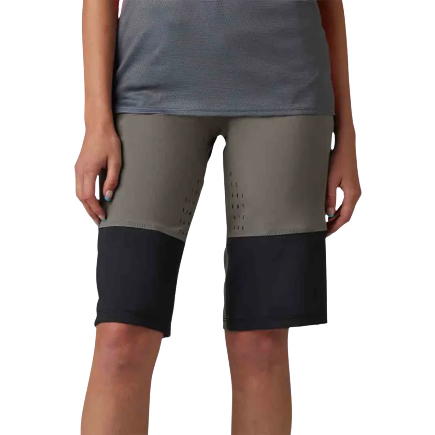 Fox Womens Defend Short Race - Pewter