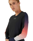 Fox Womens Defend Thermal Jersey Lunar - Black