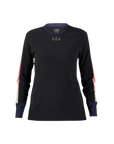 Fox Womens Defend Thermal Jersey Lunar - Black