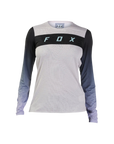 Fox Womens Flexair Ls Race Jersey - Vintage White