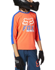 Fox Youth Ranger Dr 3/4 Jersey - Atomic Orange