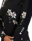 Fox Flexair Ascent Dogwood Womens Ls Jersey Black
