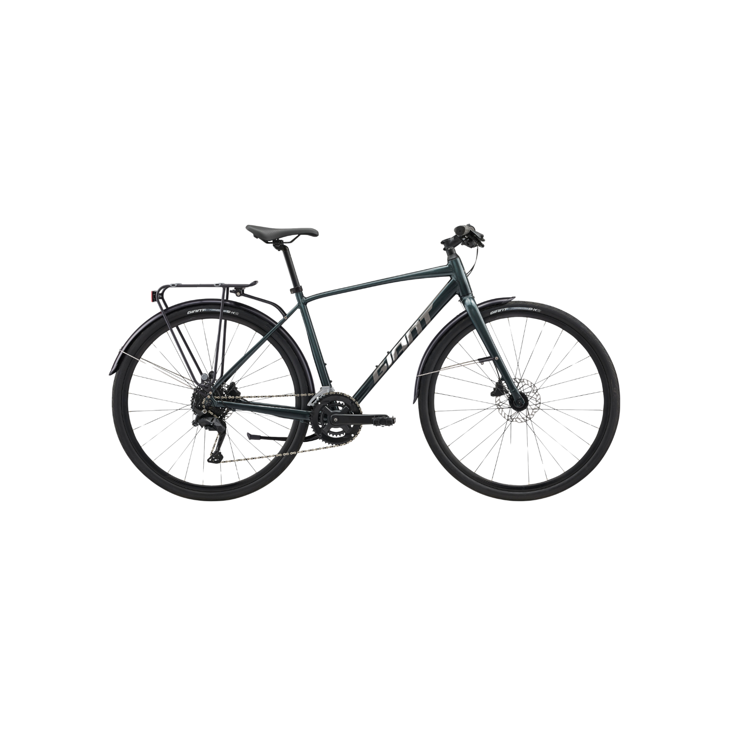 Giant Cross City 2 Disc Equipped - Asphalt Green