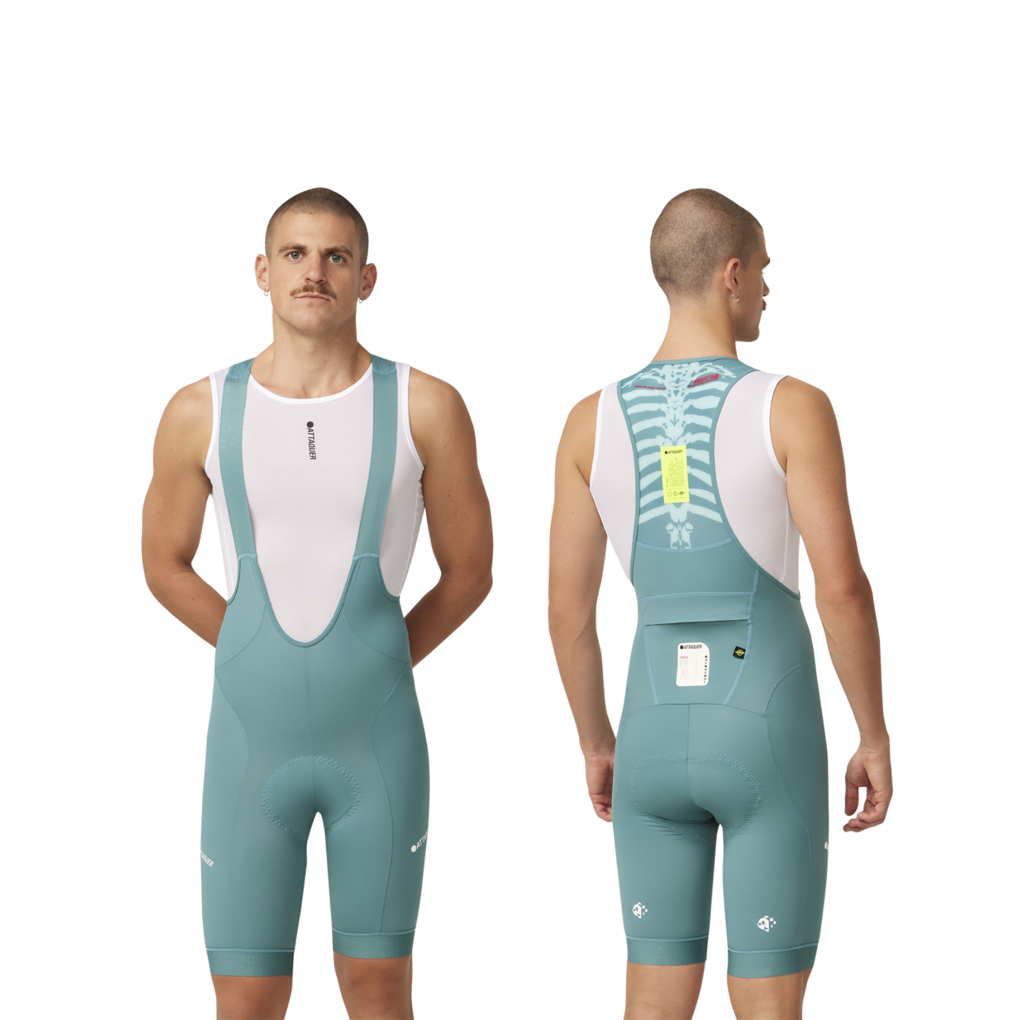 Attaquer Intra Bib Short - Sea Foam