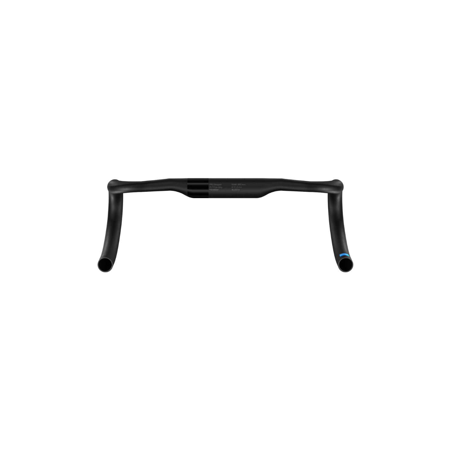 Pro Road Bar - Plt Ergo Alloy 38Cm 31.8Mm 4Deg Flare Drop: 115 Reach: 70