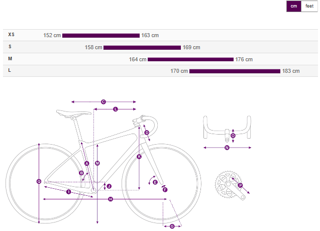Liv Langma Advanced SL 1 Road Bike - Cosmic Dust