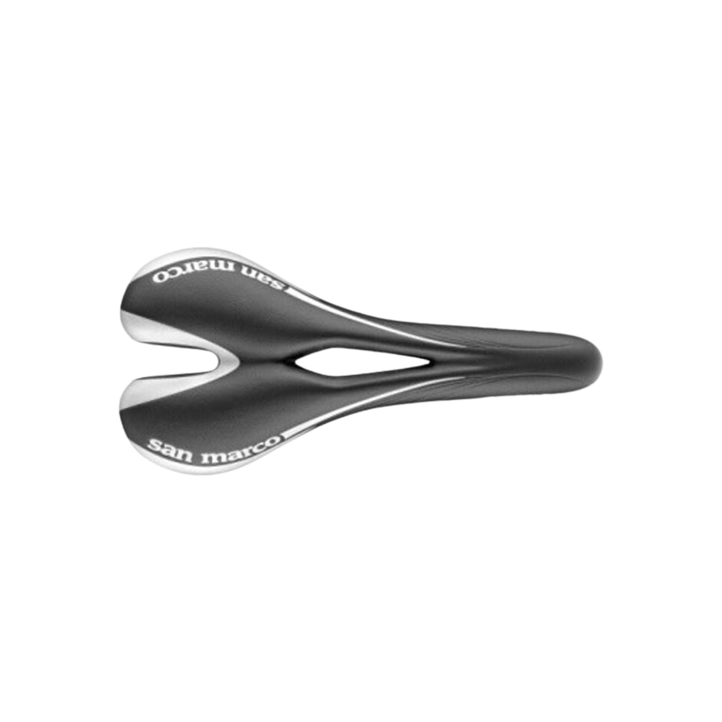 Selle San Marco Aspide Arrowhead 马鞍 - 黑色/黑色
