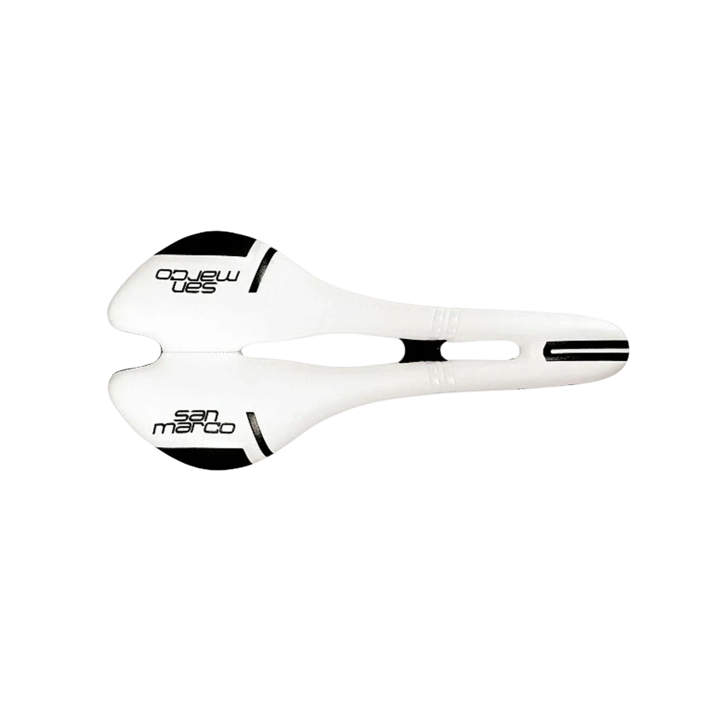 Selle San Marco Aspide Racing Xsilite Rail Microfeel 鞍座 - 白色