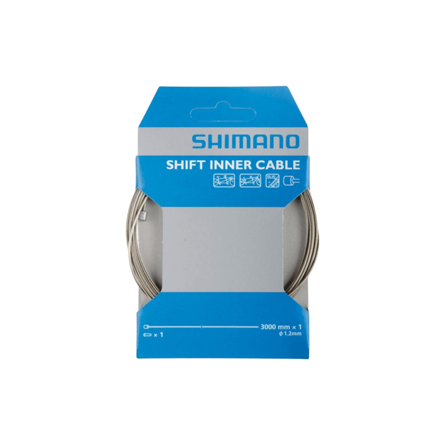 Shimano 变速线 - 串联 1.2 毫米 X 3000 毫米 不锈钢