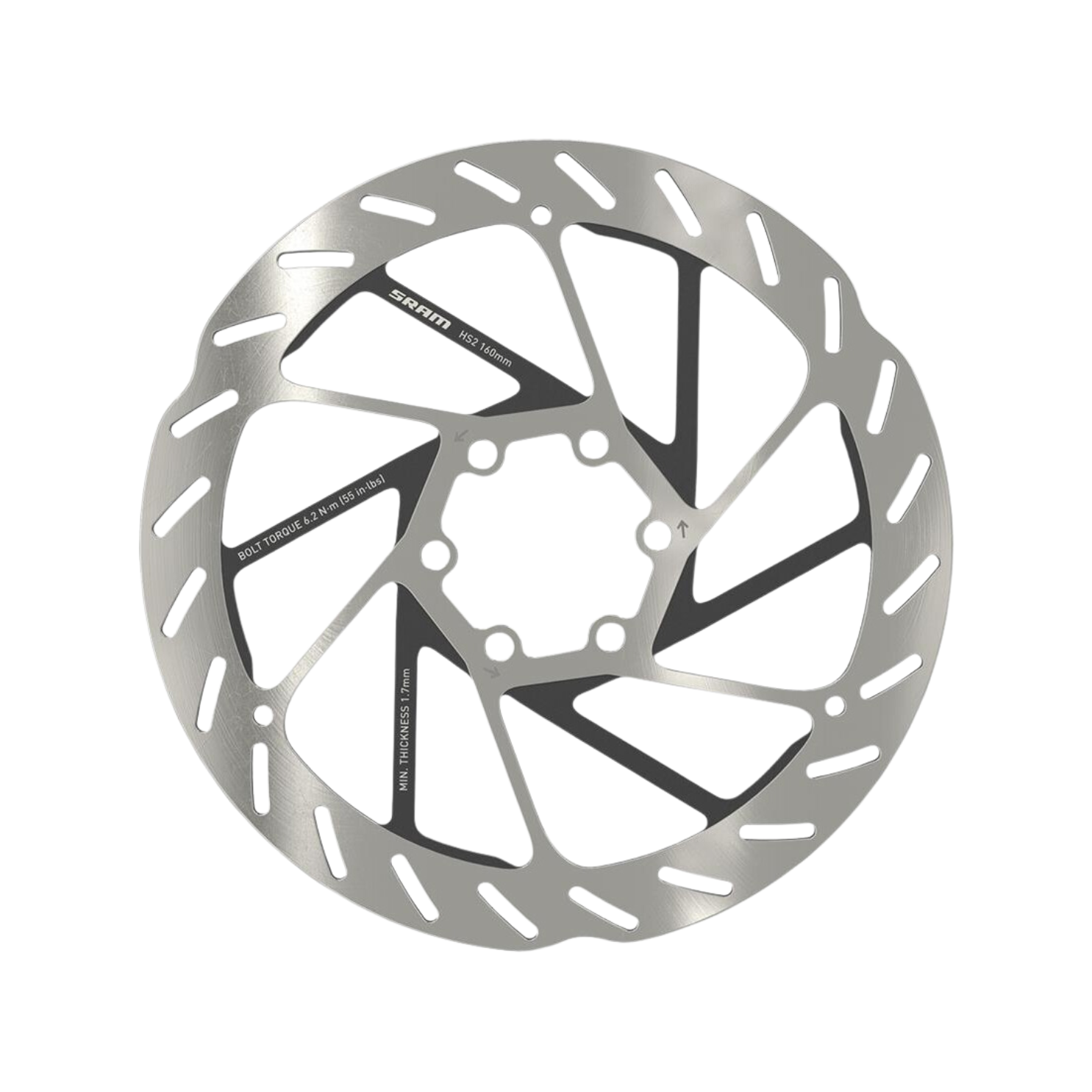Sram Rotor Paceline 140mm includes Steel rotor bolts Rounded CCACHE
