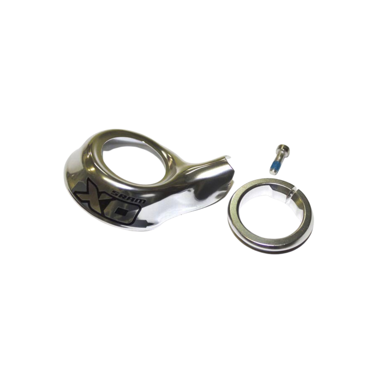 Sram X0 Gripshift Silver Rear Cover Clamp Quantity: 1