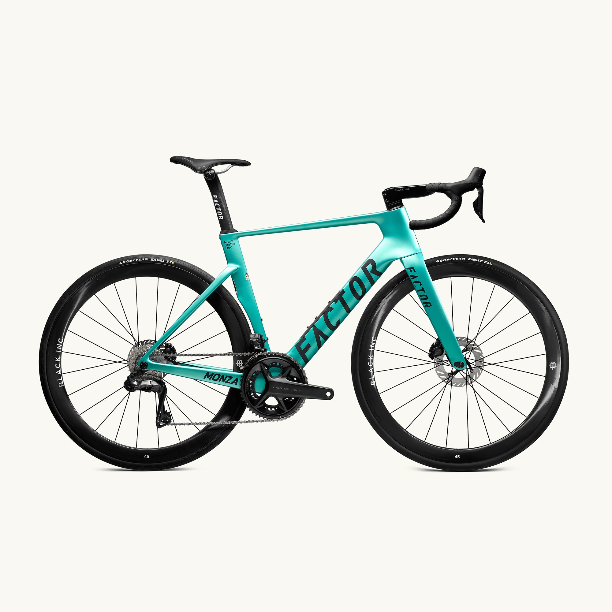 Factor Monza Ultegra Di2 整车 - 钢绿色
