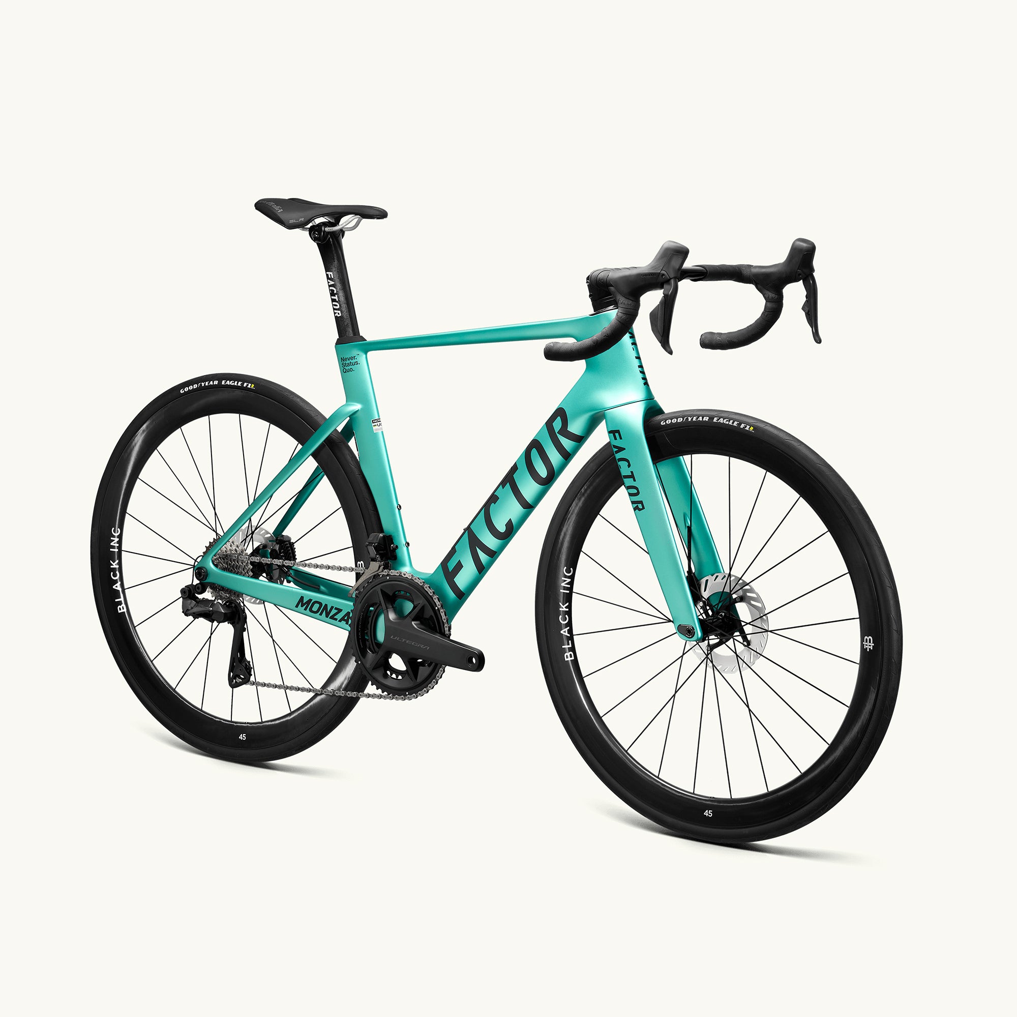 Factor Monza Ultegra Di2 Complete Bike - Steel Green