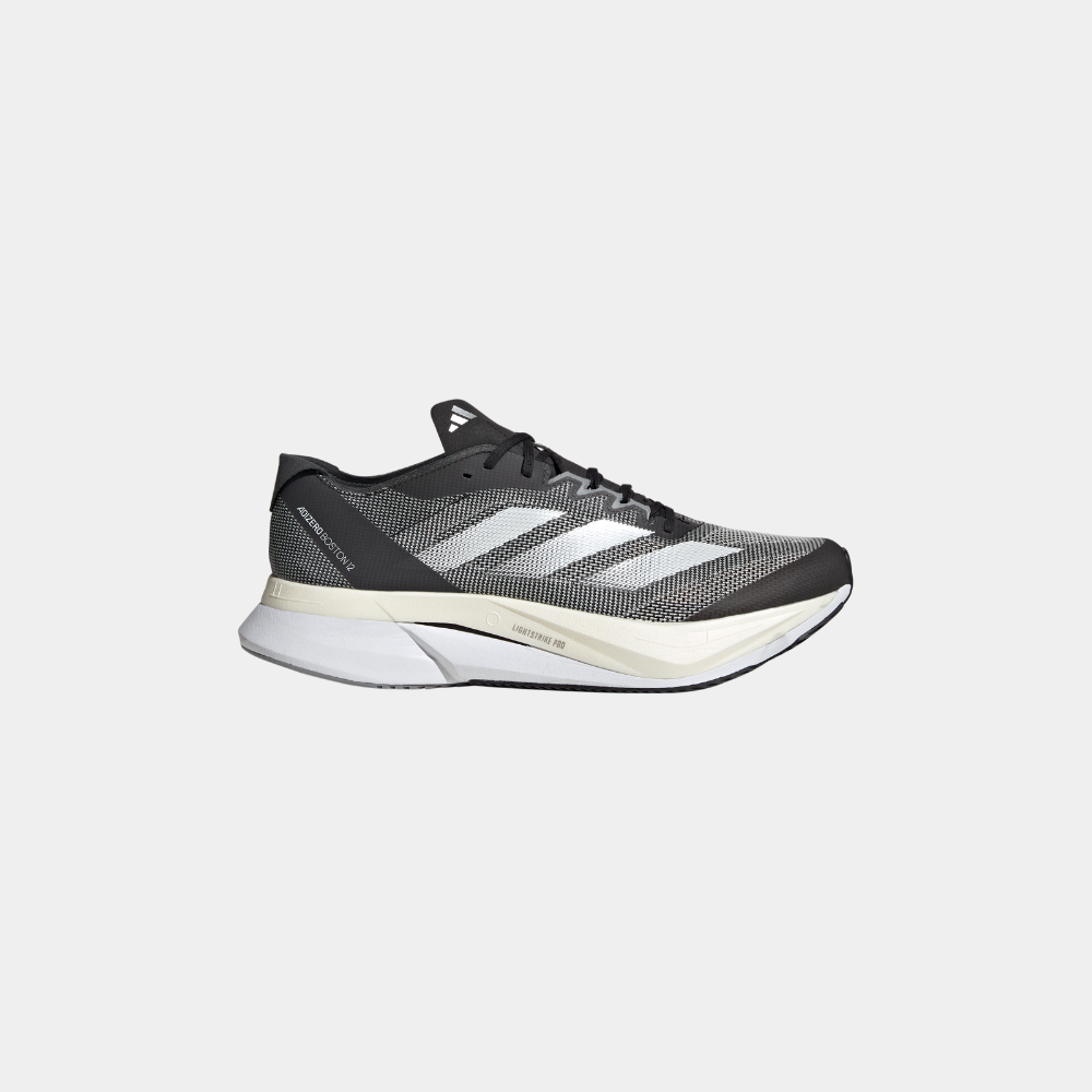 Adidas Adizero Boston 12 Core Black Cloud White Carbon