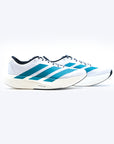 阿迪达斯 Adizero Adios Pro 3 - 水晶白 / 亮柠檬黄 / 渐变蓝
