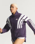 Adidas Adizero NYC Running Jacket - Aurora Plum