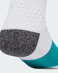 Adidas RunxBoost Socks - White/Pure Teal