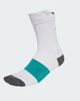Adidas RunxBoost Socks - White/Pure Teal