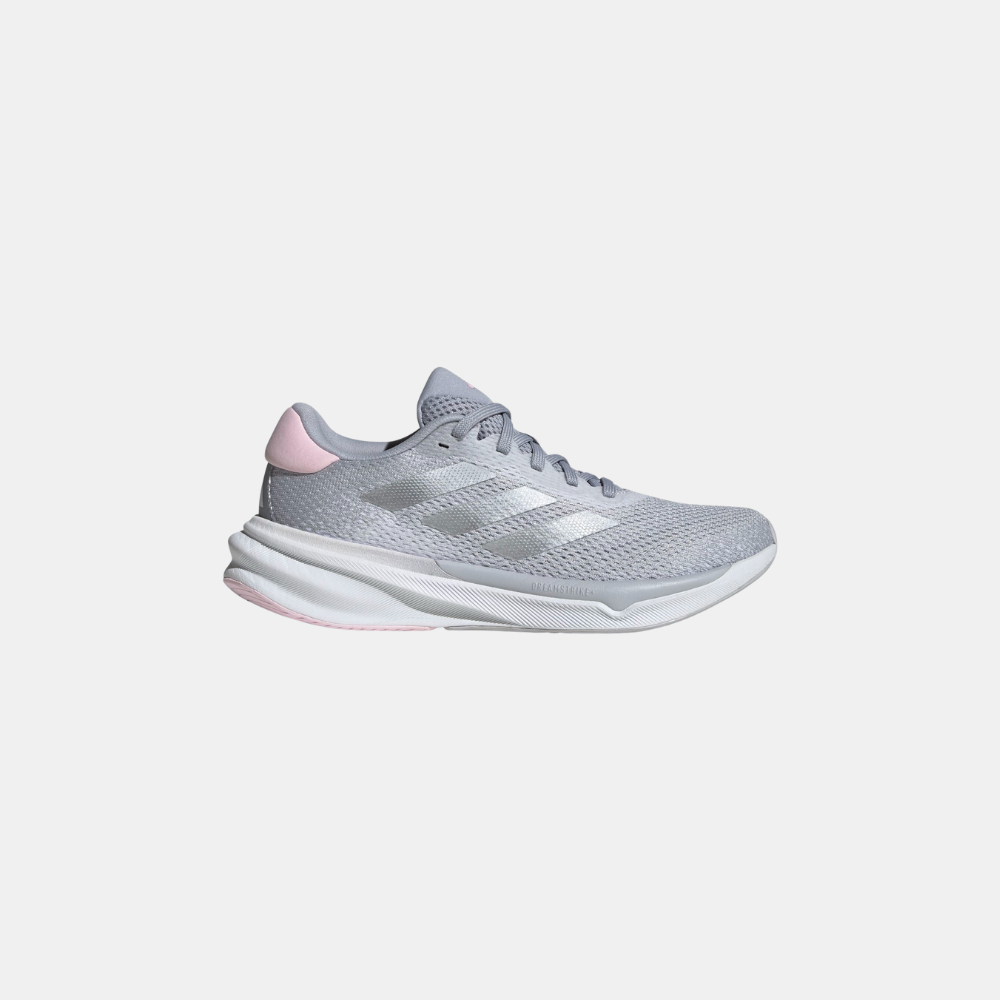 Adidas Womens Supernova Stride Halo Silver Cloud White Clear Pink CCACHE