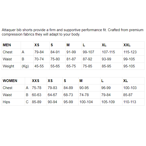 Attaquer A-Line Bib Shorts - Black