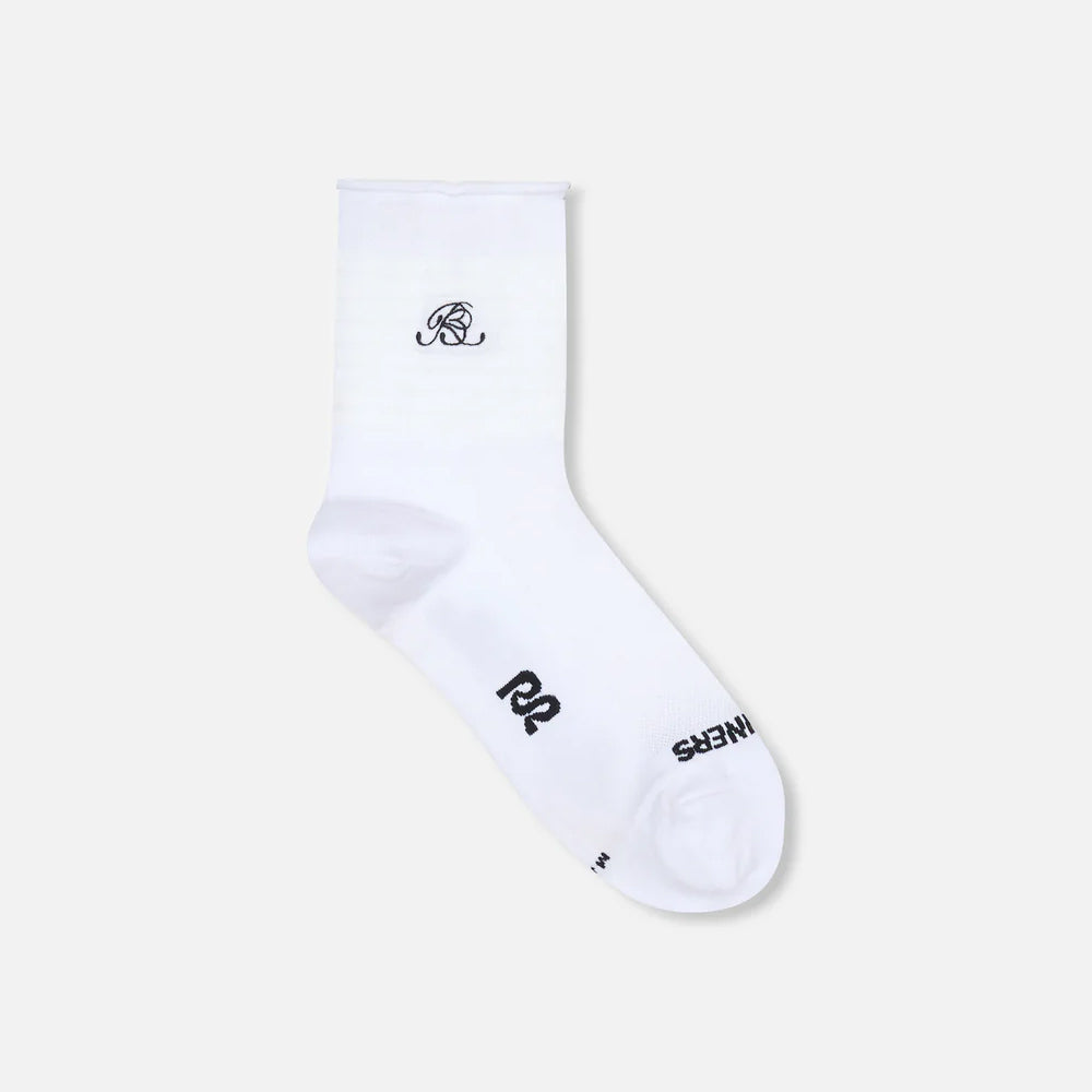 Bandit Running Grid Knit Socks - 2 Pack - White/Black