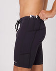 Bandit Running Gridlock 7 Pocket Half Tights - Black