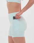 Bandit Running Stamina Hight Waist 5" Compression - Minty Blue