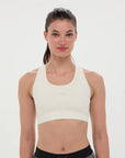Bandit Running Stamina Scoop Neck Run Bra - Chalk
