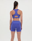 Bandit Running Stamina Scoop Neck Run Bra - Deep Peri Blue