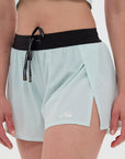 Bandit Running Vento 3" Womens Split Short - Minty Blue