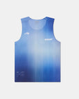 Bandit Running Vento Performance Singlet - Deep Peri Blue Gradient