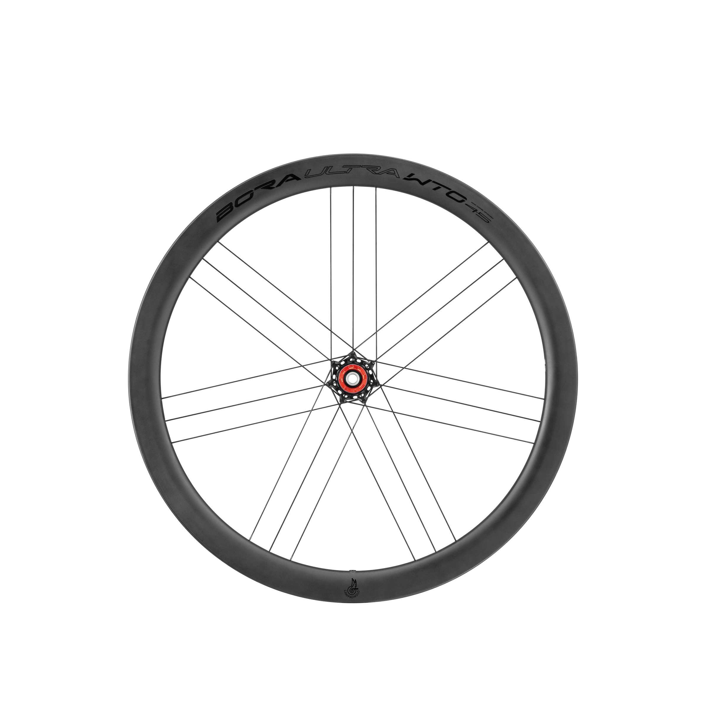 Campagnolo Bora Ultra WTO 45 C23 碟刹碳纤维开口轮组 - 哑光