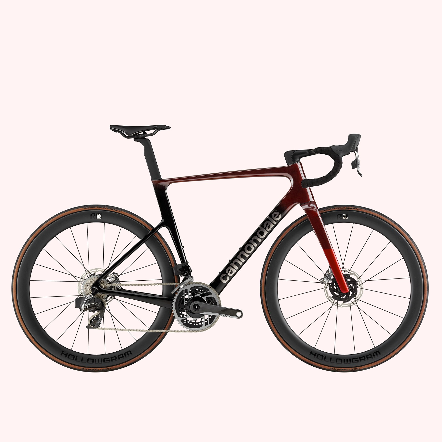 Cannondale SuperSix EVO Hi MOD 1 Road Bike Tinted Red