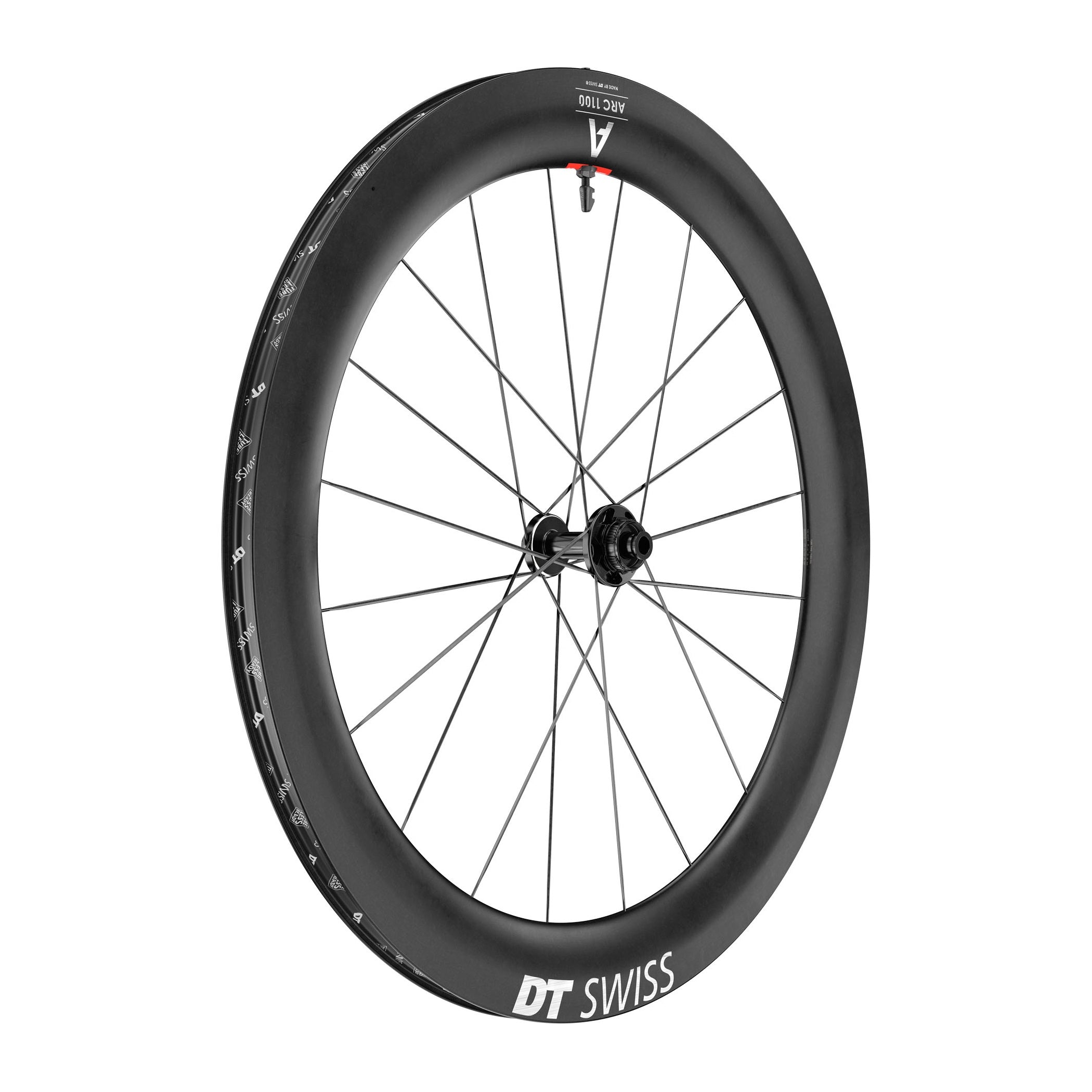 DT Swiss ARC 1100 DICUT 65 Carbon Road Wheels - Silver Decals