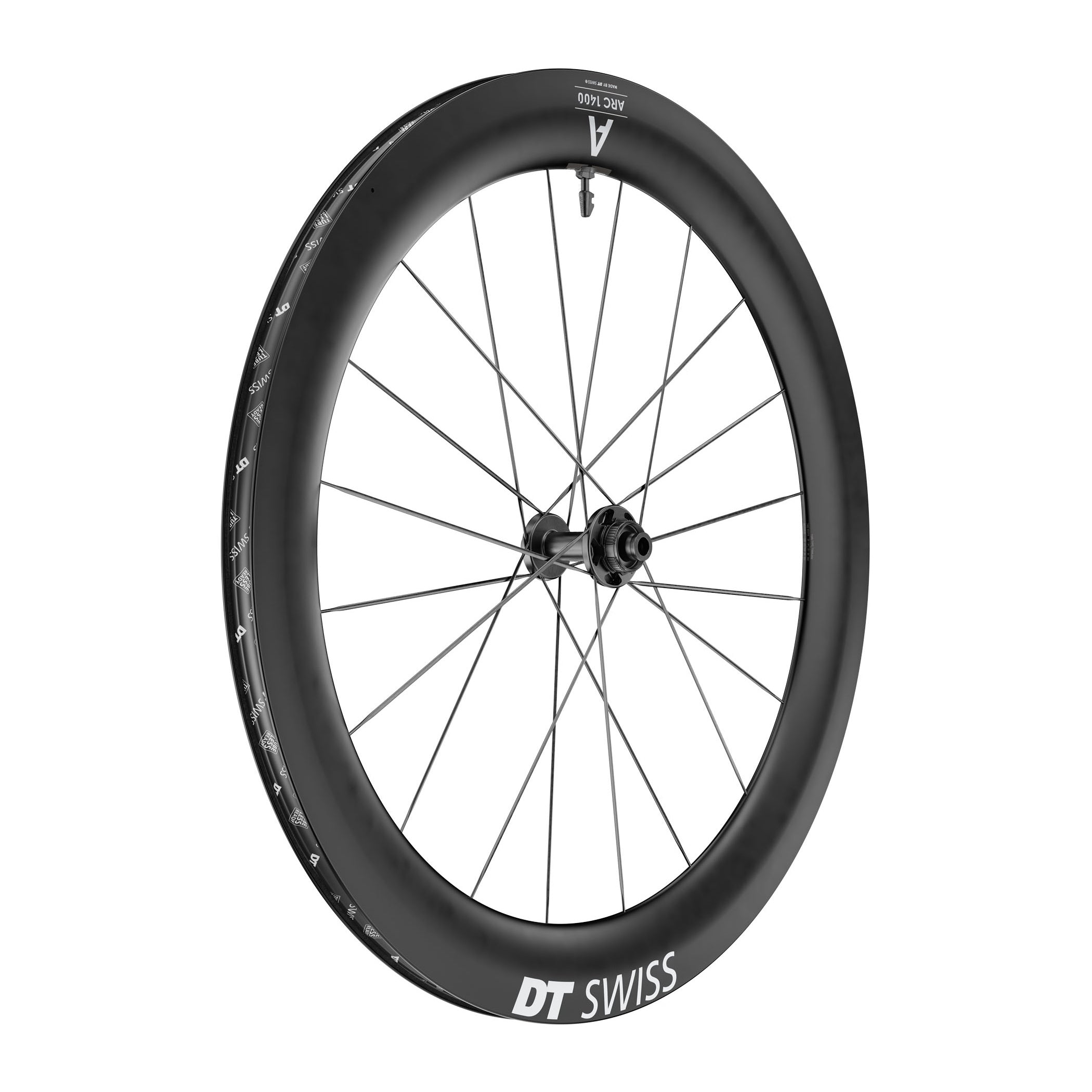 DT Swiss ARC 1400 DICUT 65 Carbon Road Wheels - Silver Decals